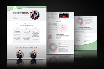 Website Design for Amandi Care care website creative website landing page design website design