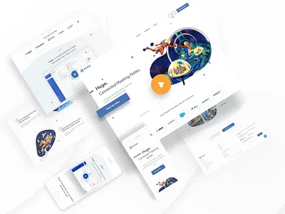 Hugo - SaaS Website Design and Development figma