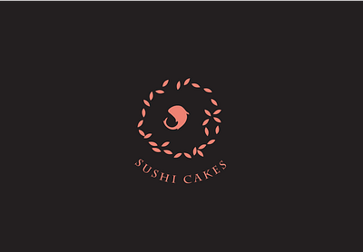 Sushi Cakes Restaurant Logo brand branding graphic design illustration logo vector
