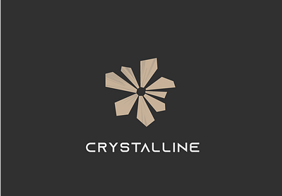 Crystalline Raw Diamonds logo 3d branding design graphic design illustration logo