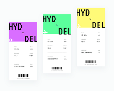 Flight boarding pass design typography ui uidesign ux visual design visual hierarchy