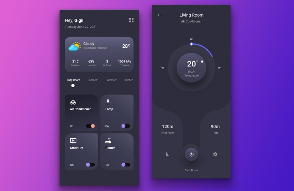 Example of UI/UX Designer For Web & Mobile Apps