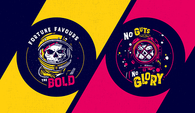 F&G Exploration - Revisited adobe apparel branding design exploration illustration illustrator procreate skull stickers