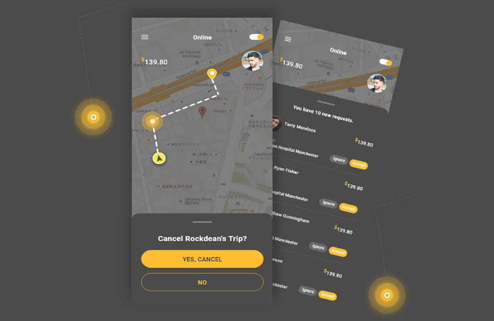 Example of UI/UX Designer For Web & Mobile Apps