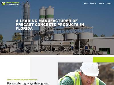 Heavy Highway Infrastructure design logo orlando orlando design web design wordpress