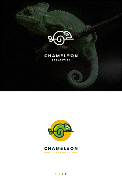 Chameleon Logo Concept animal brand branding chameleon design graphic design illustration logo motion graphics ui ux vector