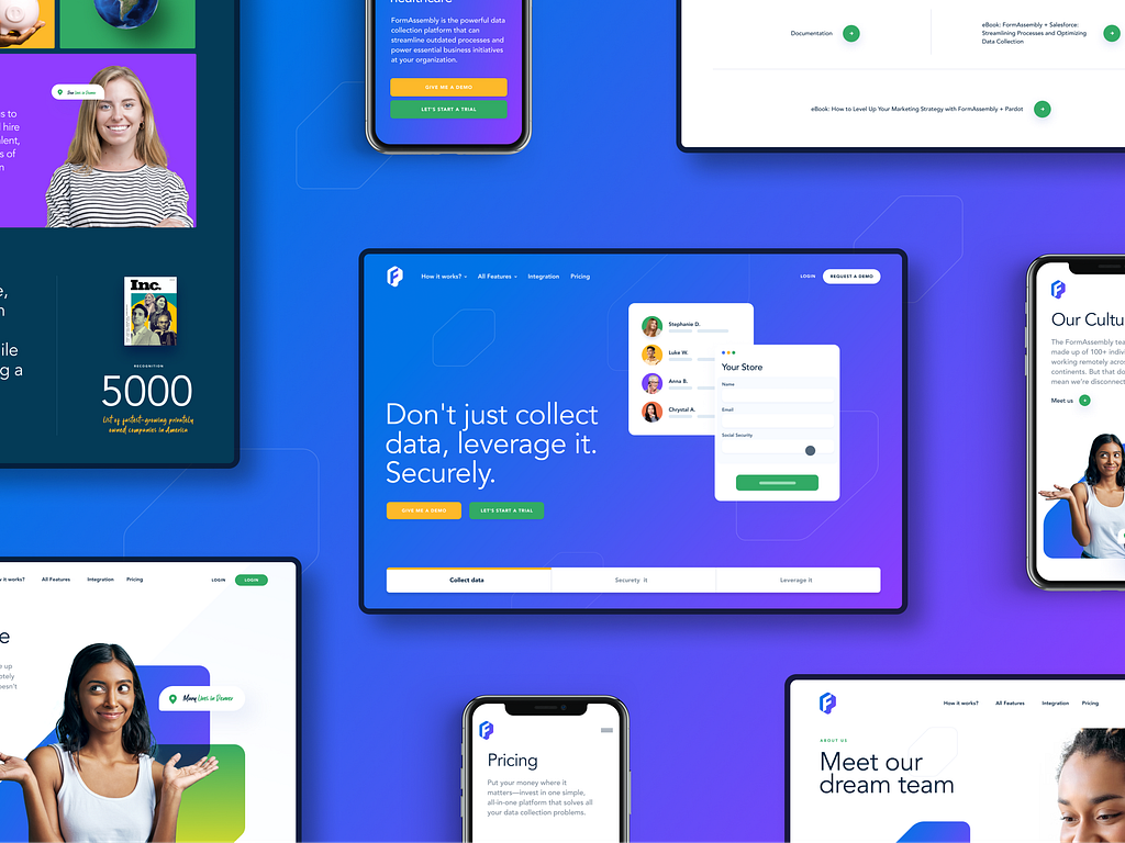 Form Assembly new site by Julien Renvoye for Voila on Dribbble