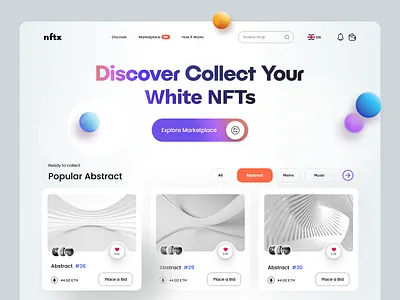 NFTs Abstract Landing Page abstract banking blockchain crypto eth finance ico landing page metamask nft nft design nft landing proof of stake token trading venture web 3.0 web3