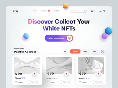 NFTs Abstract Landing Page abstract banking blockchain crypto eth finance ico landing page metamask nft nft design nft landing proof-of-stake token trading venture web 3.0 web3