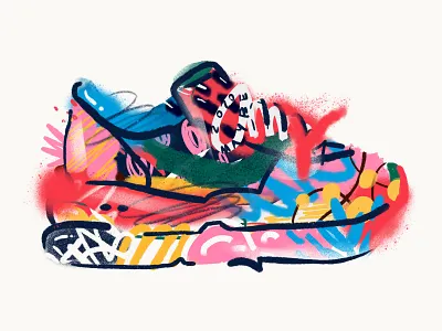 Kustom Kicks brushes illustration kicks snickers