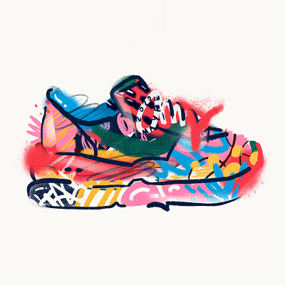 Kustom Kicks brushes illustration kicks snickers