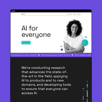 Artificial Intelligence artificialintelligence concept design ui uiuxdesign