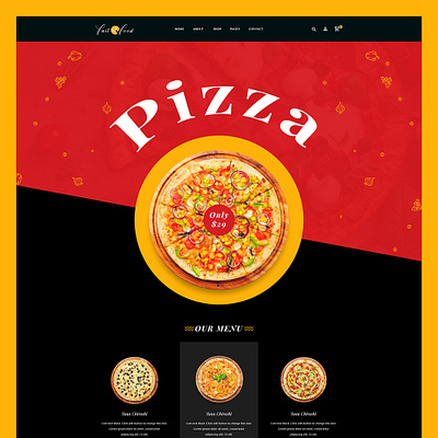 Pizza banner fastfood herobanner pizza