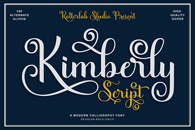 Kimberly Script best branding calligraphy calligraphy font card casual design font girls graphic design kimberly lettering logo lovely modern design new pro script vintage wedding