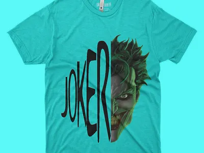 .JOKER.. T-Shirt Design block t shirt design costom t shirt graphic design illustration joker joker t shirt logo t shirt design