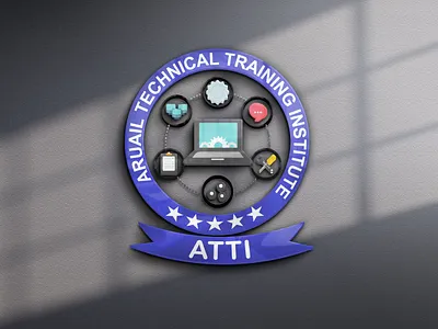 ATTI Logo business logo creative logo design graphic design illustration logo logo design luxury logo new logo vector