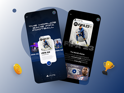 FIFA 23 Mobile App Ui design by Ui Sharks on Dribbble