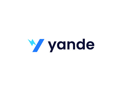 Yande logo - technology company branding custom logo design identity logo logo mark logodesign logotype modern logo tech thechnology typography vector y