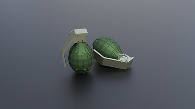 Grenade Blender 3D Model 3d 3d animation 3d art 3d artist 3d design 3d grenade 3d model 3d modeling 3d rendering asset blender cg cycles design game asset grenade grenade model illustration material texture