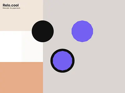 Relo.cool design flat identity illustration logo minimal type typography ui web