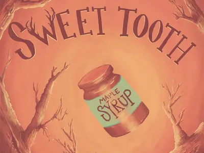 Sweet Tooth Title Illustration design digital flat illustration procreate sweettooth