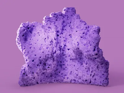 Reef 3d c4d cinema4d coral design illustration purple redshift reef