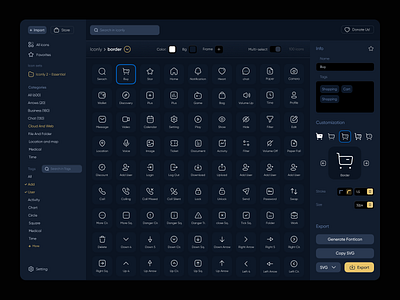 IconStamp - Icon Manager asset manager dashboard dotchallenge icon manager