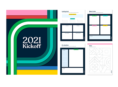 Sprout 2021 Kickoff - Worksheets event collateral layout print