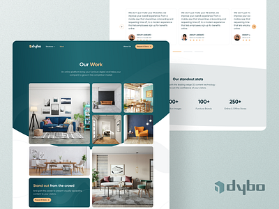 🖼📷 Our Work Image Gallery Showcase | dybo | Figma design dybo gallery moodboard our work showcase ui ui design ux web website work