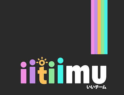 ii tiimu graphic design logo typography