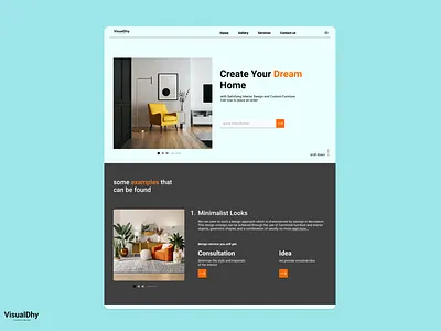 interior design service website user interface app branding design graphic design illustration typography ui ux vector