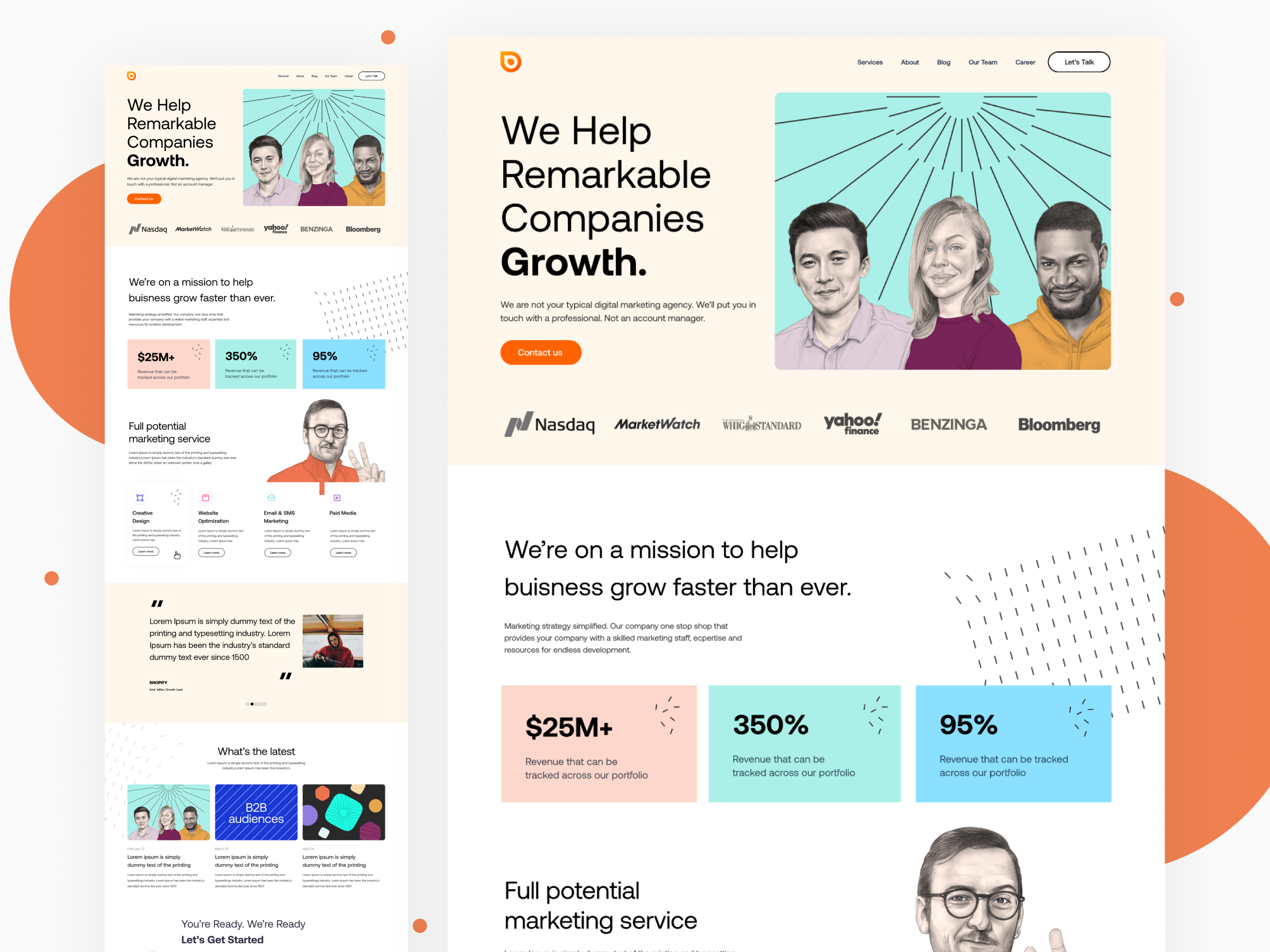 Example of Website Design (12 Pages) 