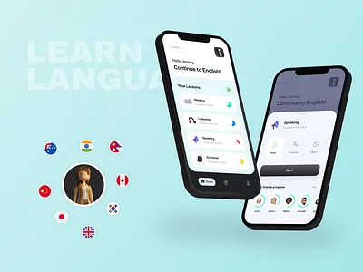 Learning App Design app app design educational app elearning learning learning app mobile app design ui uidesign