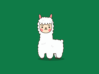 cute alpacas alpacas animation cute graphic design logo motion graphics