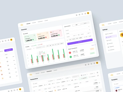 Cicada Bank - UX/UI Design for Crypto Banking clean crypto crypto bank cryptocurrency dashboard dashboard design online banking ui ux ux ux design web app web design