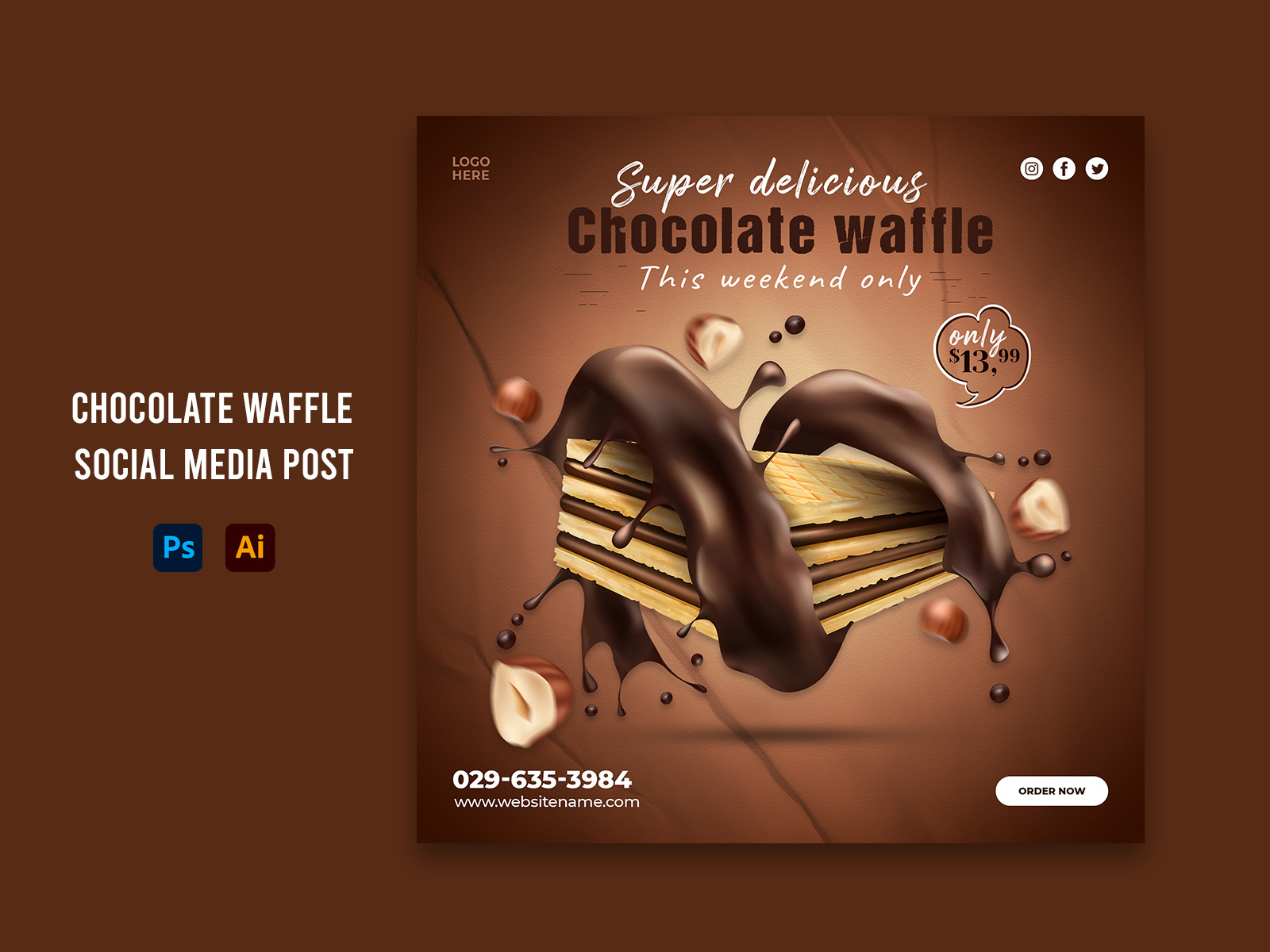 Example of Social Media Post Designs For Restaurant
