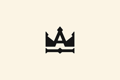 Inital A king Royal logo Template a crown design elegant element fashion initial a king logo luxury monogram royal sign style symbol template vintage