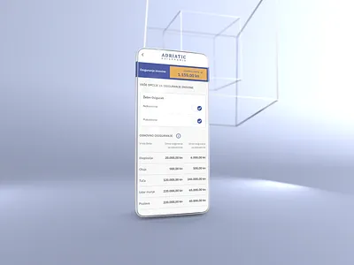 Web Insurance App 3d animation blender design figma glass insurance mobile strike studio toggle ui ui ux web