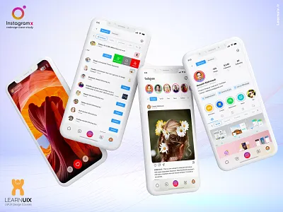 Instagram X - UI/UX Redesign Case Study app design asterixarts feed home page hossein mahmoodi ihmahmoodi instagram instagramx ios app mobile design notifications profile ui ui design course ux اینستاگرام حسین محمودی دوره آموزش طراحی رابط کاربری دوره دیزاین رابط کاربری رابط کاربری