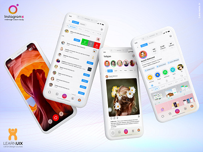 Instagram X - UI/UX Redesign Case Study app design asterixarts feed home page hossein mahmoodi ihmahmoodi instagram instagramx ios app mobile design notifications profile ui ui design course ux اینستاگرام حسین محمودی دوره آموزش طراحی رابط کاربری دوره دیزاین رابط کاربری رابط کاربری