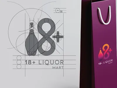 18+ Liquor Mart Logo/Branding branding corporate design graphic design illustration liquor logo vector