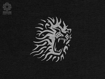 Lion Attacks Logo animal attack beast branding cat lion logo wild cat
