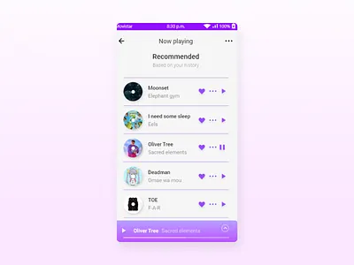 Music player 🤘🎧 (Day 009) graphic design protopying ui ux