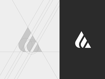 Minimalistic mark brand branding design elegant geometry graphic design illustration lines logo logo design logo inspiration logotype mark minimalism minimalistic modern monochrome sign vector