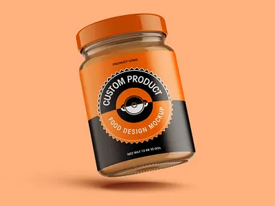 Pickle Sauce Jam Honey Glass Mockup 3d 3d illustration 3d modeling 3d rendering 3d visualization cad modeling food packaging glass mockup glass rendering label design label showcase mock up packaging mockup pickle product mockup product visualization