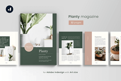 Planty Magazine annual report book catalog clean design illustration indesign indesign template lookbook magazine planty planty magazine portfolio print printable professional proposal report template