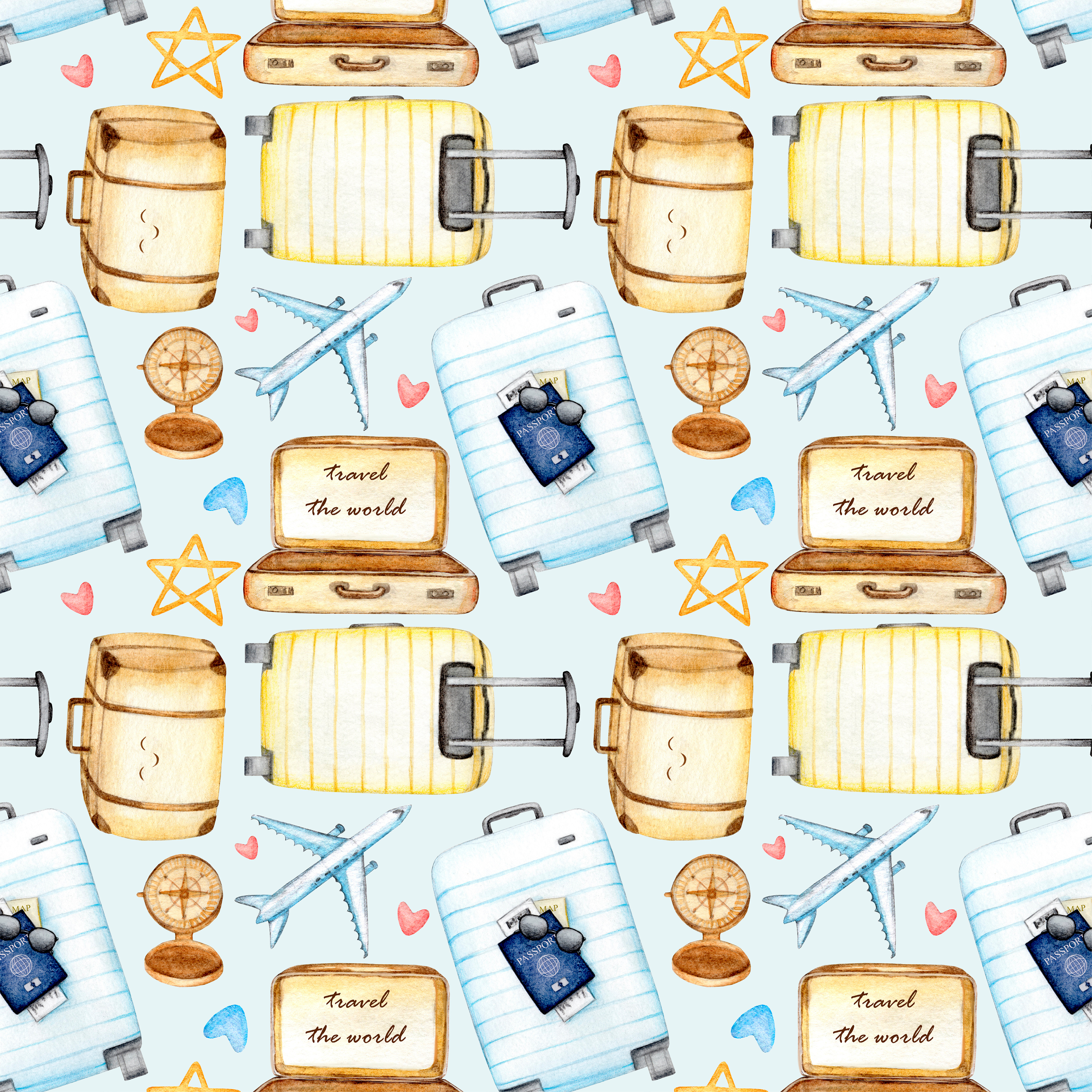 Example of Custom Seamless Pattern / Digital Paper