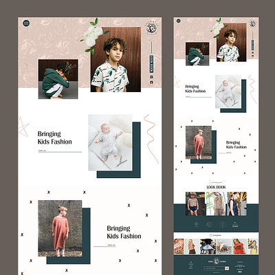 Website Design For Fashion Agency branding business design fashion illustration landing page landingpage layout logo mockup modern photoshop psd template ui ux vector web webdesign website