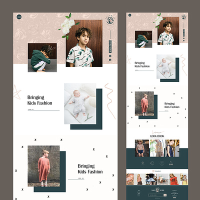 Website Design For Fashion Agency branding design fashion landingpage layout mockup modern ui ux webdesign website