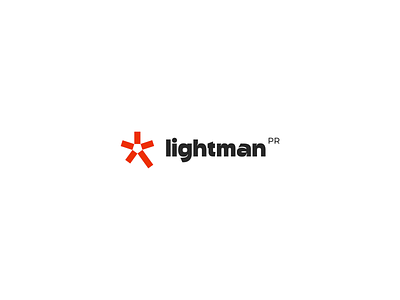 Logo animation for Lightman PR animation branding logo logo animation motion graphics